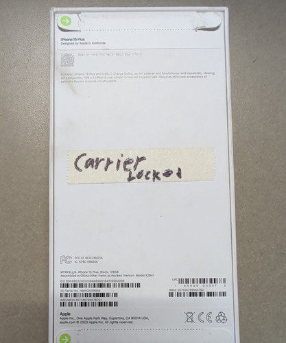 Apple iphone plus 128gb - apple, 15